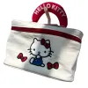 White Hello Kitty cartoon makeup bag portable toiletry and storage bag Item Picture